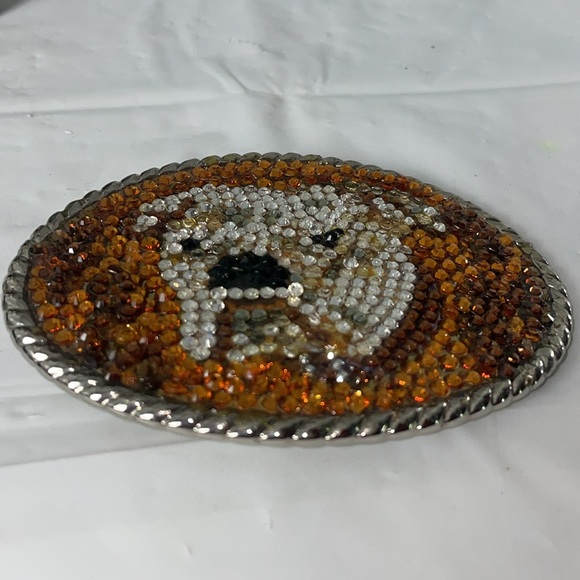 Bulldog Bling Belt Buckle Handmade main image 8